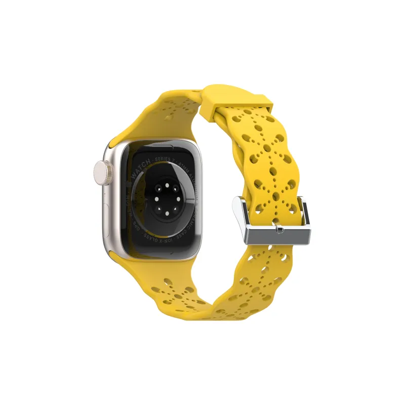 XINGYAAN Watch Band Apple Compatibility Silicone Material-12