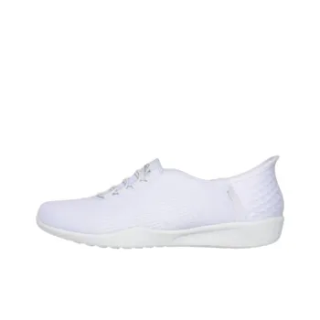 Skechers Newbury St Anti-Slip Wear-Resistant Low-Top Casual Shoes Women's White