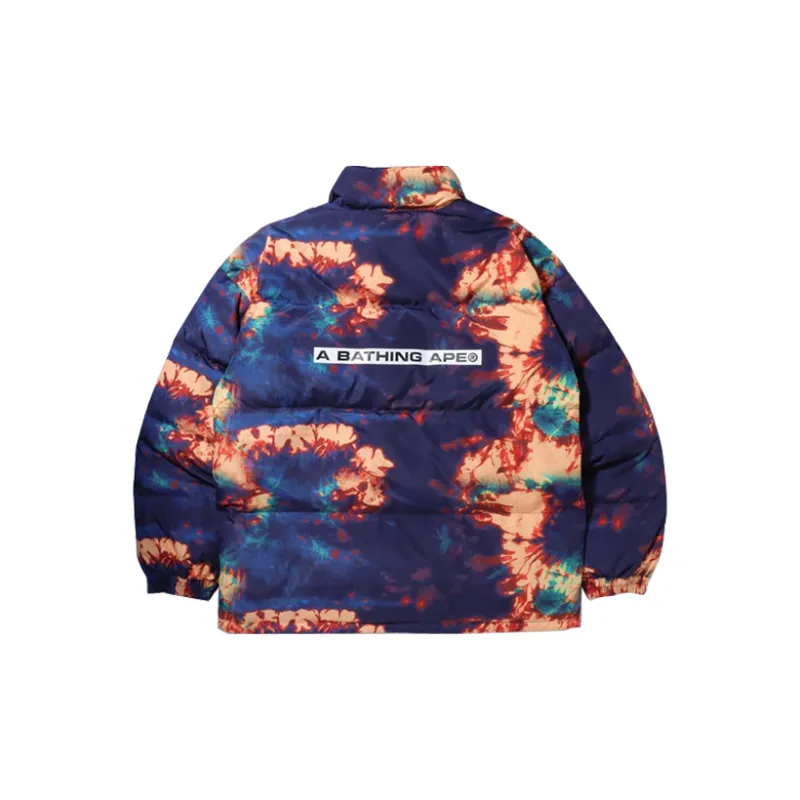 Bape Tie Dye Loose Fit Down Jacket-1
