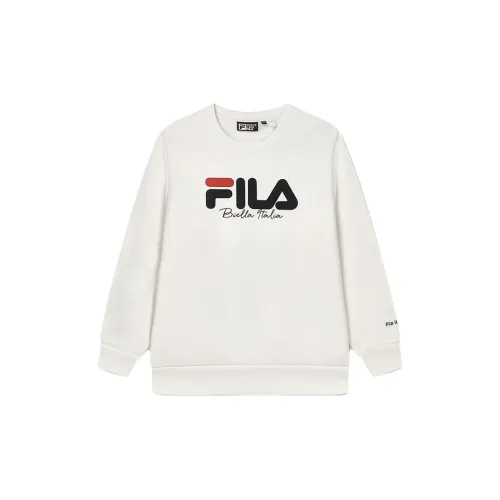 FILA Sweatshirts Unisex Latex White