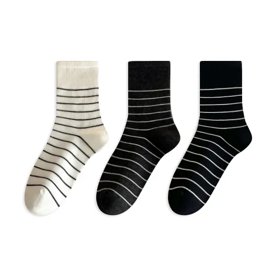 Caramella Mid Calf Socks Women's Combo Set-1