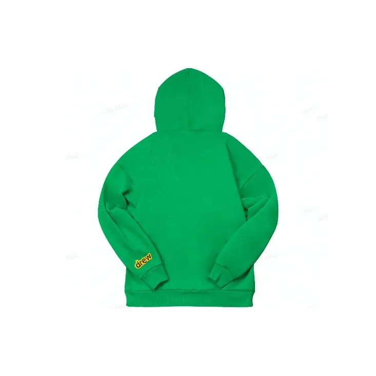 Drew House Letter Logo Series Sweatshirts Unisex Green-1