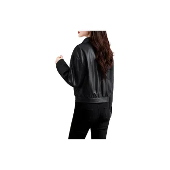Yi Mengyuan Leather Jacket Women's