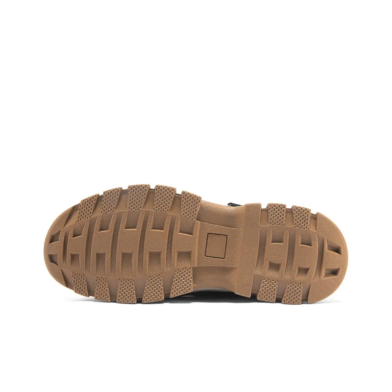 Jeep Snow Boots Men Black \ Gray \ Earth Yellow-3