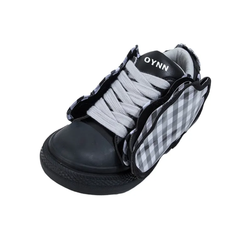 OYNN Young Baby Series Skateboard Shoes Women's Low Top White-3