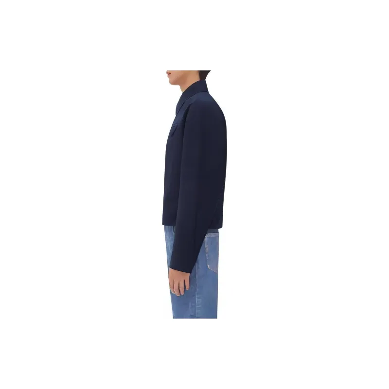 Bottega Veneta FW23 Jackets Coats Men's Marine Blue-2