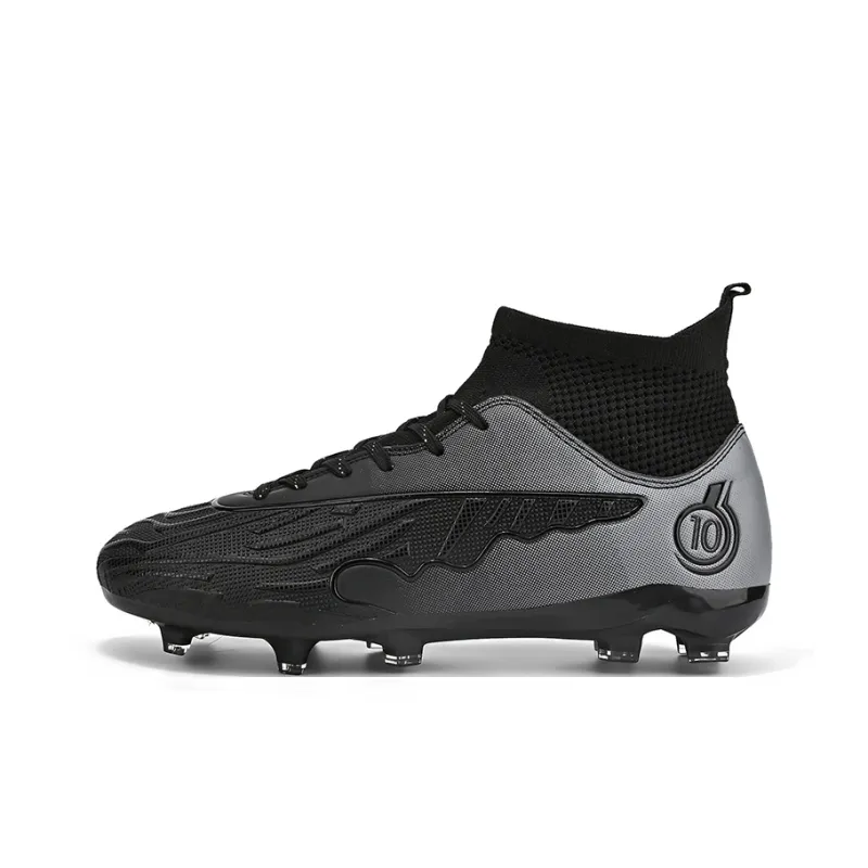 CAMKIDS Slip Resistant, Anti Kick, Waterproof, And Breathable High Top Kids' Soccer Shoes Teenagers-10