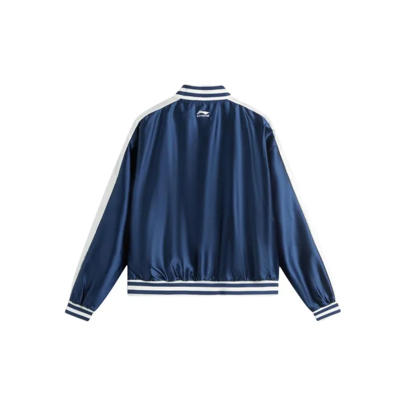 LiNing Jackets & Coats Women's Dark Navy Blue/Ivory-1