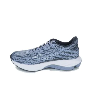 Mizuno Anti Slip Wear Resistant Low Top Running Shoes Women's Gray Blue