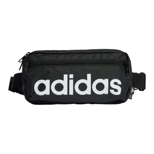 Adidas Recycled Polyester Fanny Pack Unisex Black & White