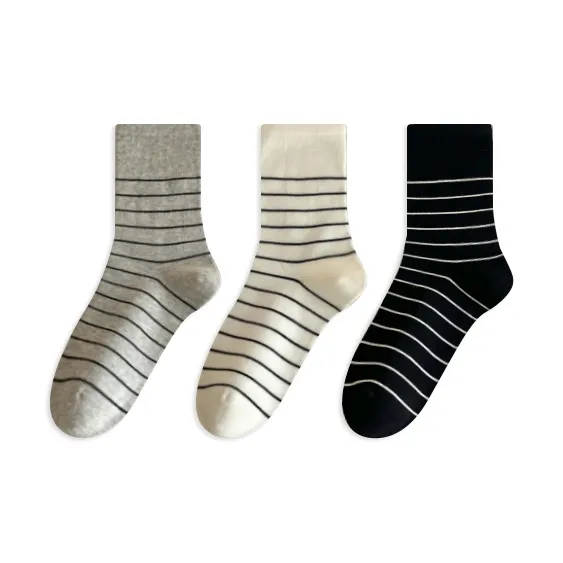 Caramella Mid Calf Socks Women's Combo Set-7