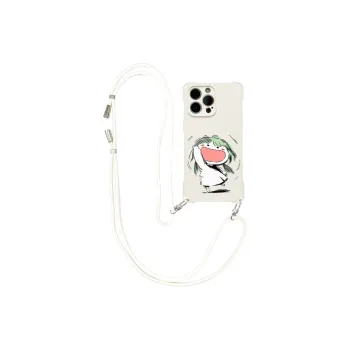Sen Dog Silicone Material Square Lanyard Backpack Style Phone Cases Compatible With IPhone 16 Pro Max/Pro/Plus/15/14/13