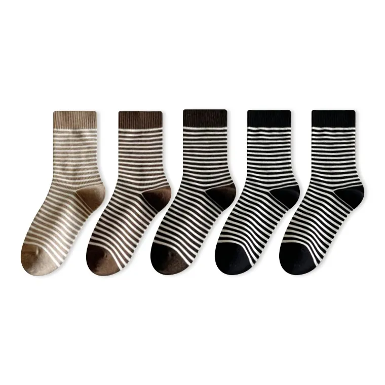 Caramella Mid Calf Socks Women's Combo Set-15