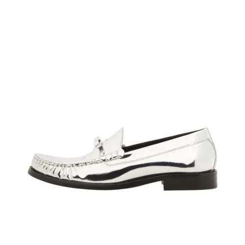 Stuart Weitzman/SW Lottie Loafers Women's Silver