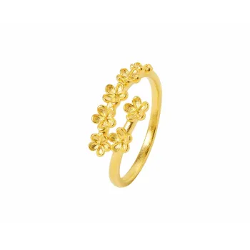 Muyan Alloy Plum Blossom Ring Women's