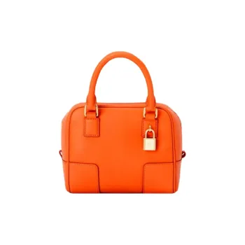 LOEWE Amazona Nappa Calfskin Handbag, Shoulder Bag, Crossbody Bag Women's Orange