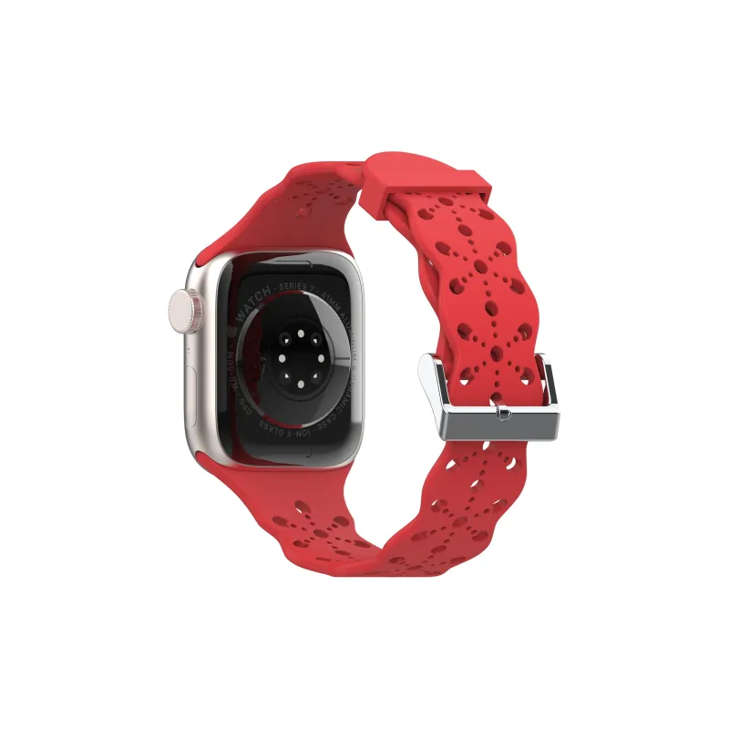 XINGYAAN Watch Band Apple Compatibility Silicone Material-20