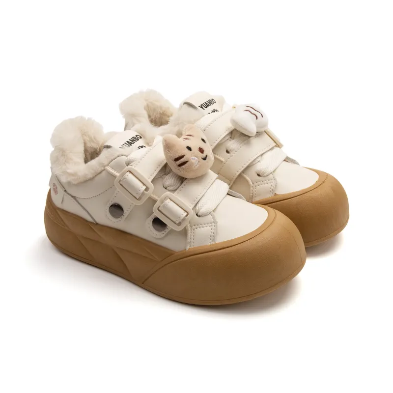 STAE Warm Lightweight Support Height Increasing Low-Top Casual Shoes Women's-14