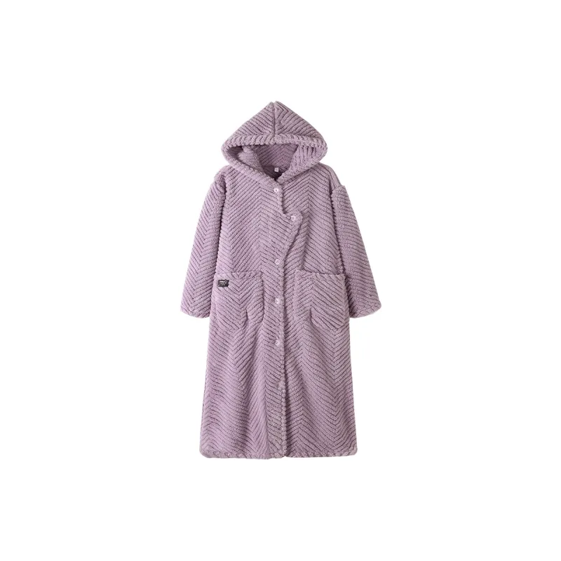 UAVAE Women's Bath Robes-6