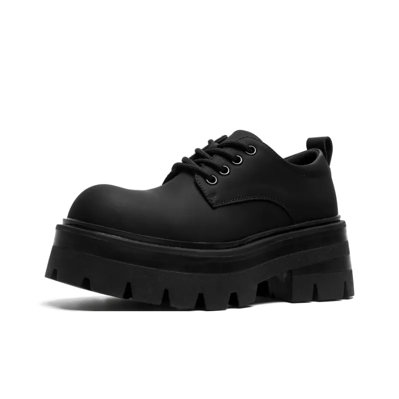 V ZERO FIVE Oversized Derby Shoes Casual Shoes Unisex Black European And American Fashion Minimalist Style-6