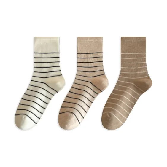 Caramella Mid Calf Socks Women's Combo Set-5