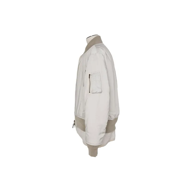 Sacai SPIEWAK Collaboration Puffer Jackets Unisex Gray-2