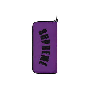 Supreme The North Face The North Face Embroidery Makeup Bags Wallets Clutches Regular Unisex Purple