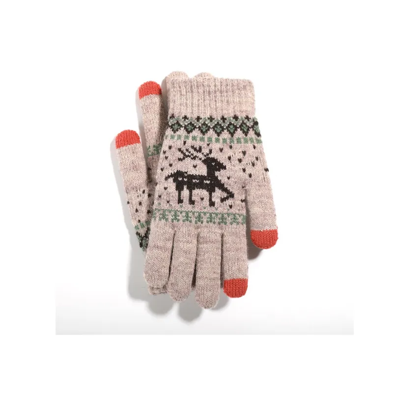 CARDANRO Acrylic Knit Gloves Unisex-4