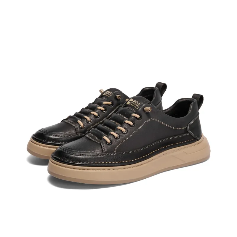 BELLE Work Boots Men Low Top Black-15