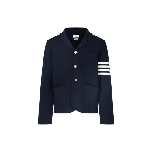 THOM BROWNE Jackets Men Dark Blue