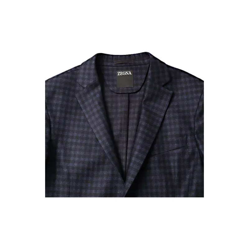 Zegna Business Suit Coat Men's Marine Blue-4