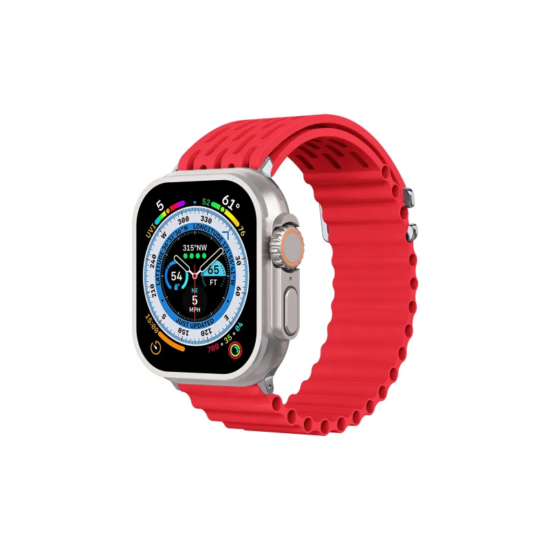 NCFCK Apple Compatibility Watch Band High Strength Silicone Material-6