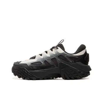LiNing Anti Slip Wear Resistant Low Top Trekking Shoes Men's Black White
