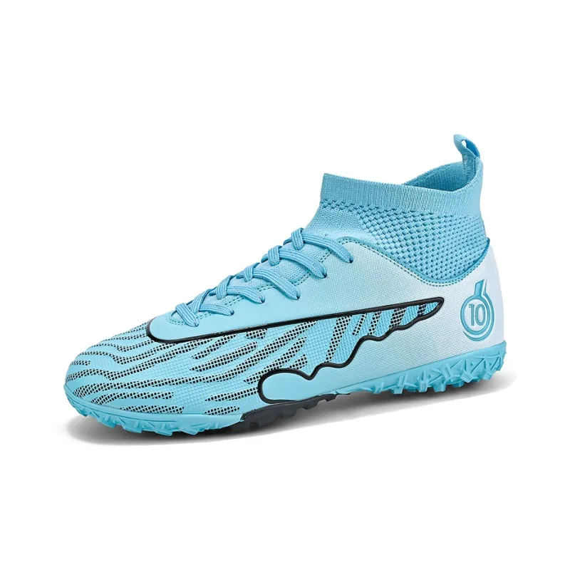 CAMKIDS Slip Resistant, Anti Kick, Waterproof, And Breathable High Top Kids' Soccer Shoes Teenagers-21