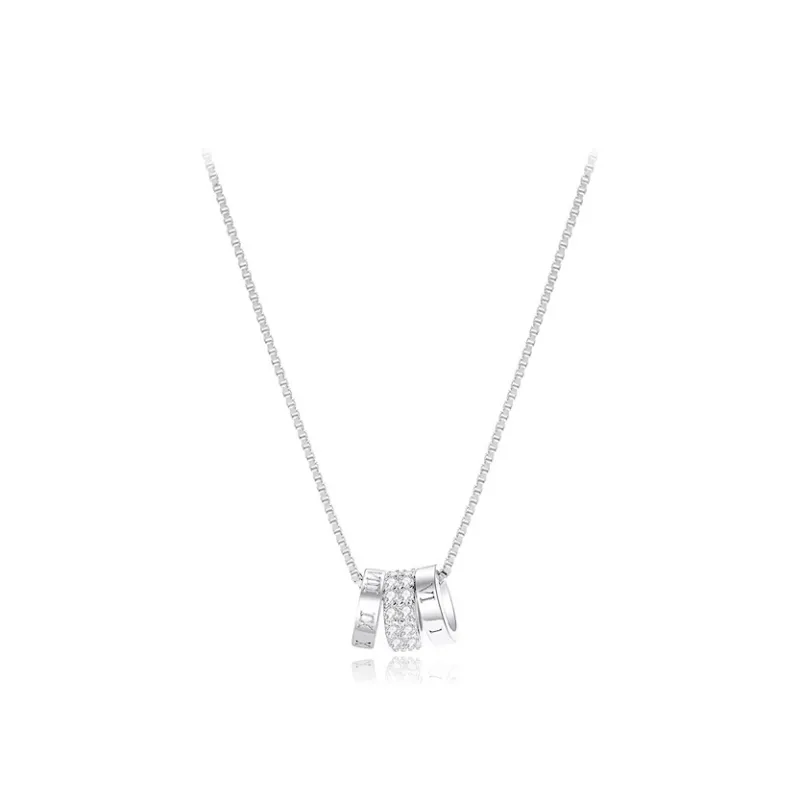 Love Link 925 Sterling Silver Necklaces Women's-0