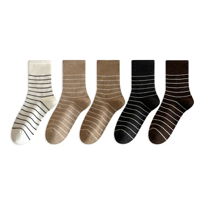 Caramella Mid Calf Socks Women's Combo Set-16