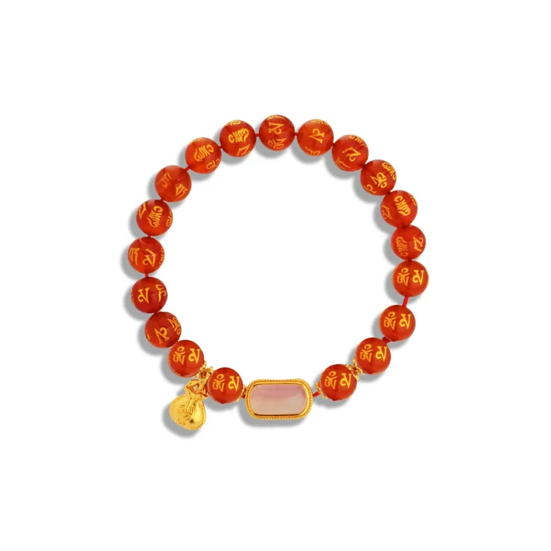 LONGFENGYUAN Agate Bracelets Unisex-0