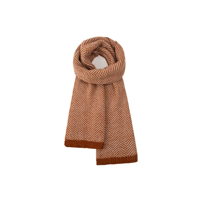 BAIJUAN Knit Scarves Unisex-3