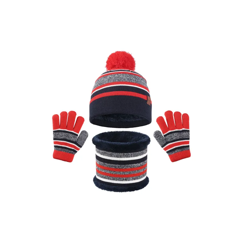 Yamaichi Maru Handwoven Knitted Fabric+Fleece Lined Lining Beanies Unisex-4