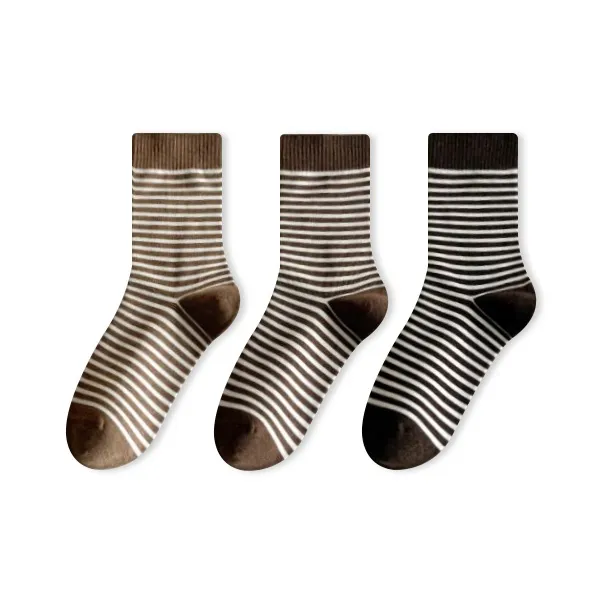 Caramella Mid Calf Socks Women's Combo Set-8