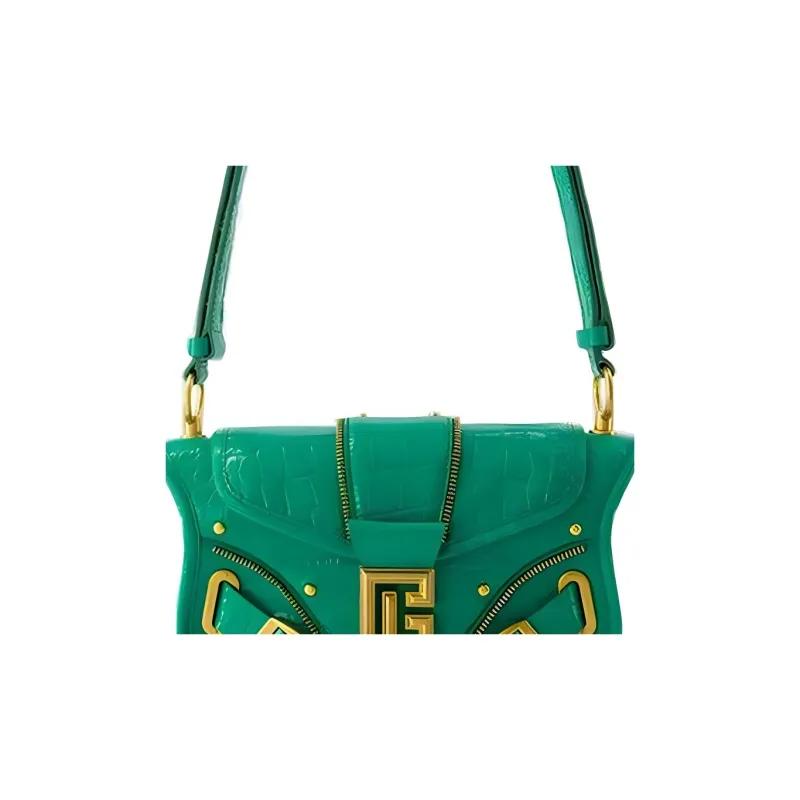 BALMAIN Embossed Blaze Small Shoulder Bag-1