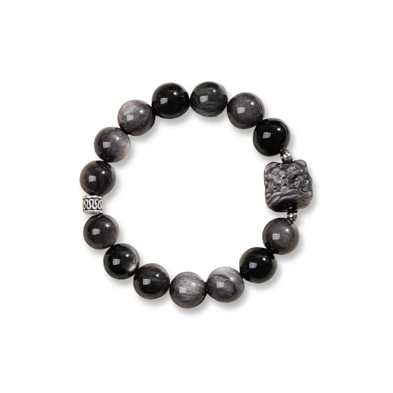 Sima Is Ethereal Obsidian Bracelets Unisex-0