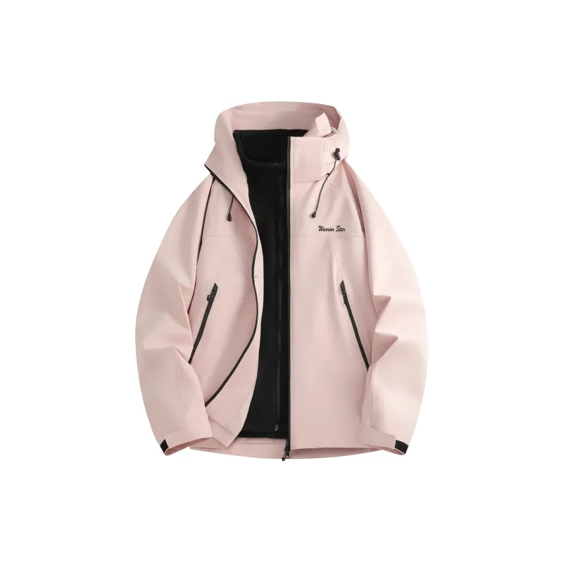 Warrior Lace Up Waterproof And Windproof Windbreaker Jacket Unisex-42
