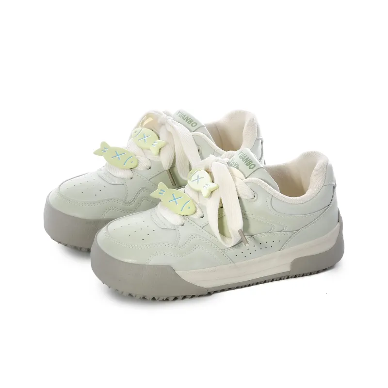 Lovely You Wear resistant And Lightweight Low Top Skateboard Shoes Women's-2