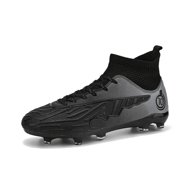 CAMKIDS Slip Resistant, Anti Kick, Waterproof, And Breathable High Top Kids' Soccer Shoes Teenagers-11