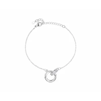 Muyan Alloy Mobius Double Loop Bracelet Women's
