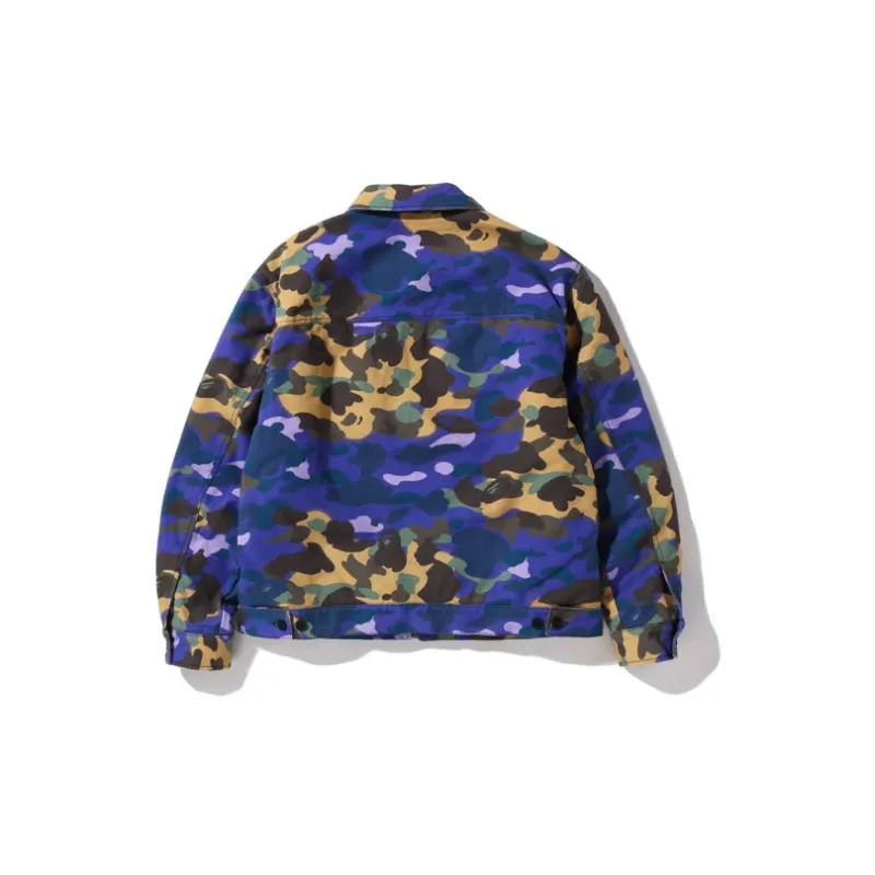 Bape X Heron Preston Mix 1st Camo Duck Trucker Jacket-1