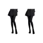 2 Pack (Footed, Black)