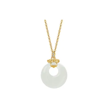 Chongqing Gold Store Chalcedony Necklaces Women's
