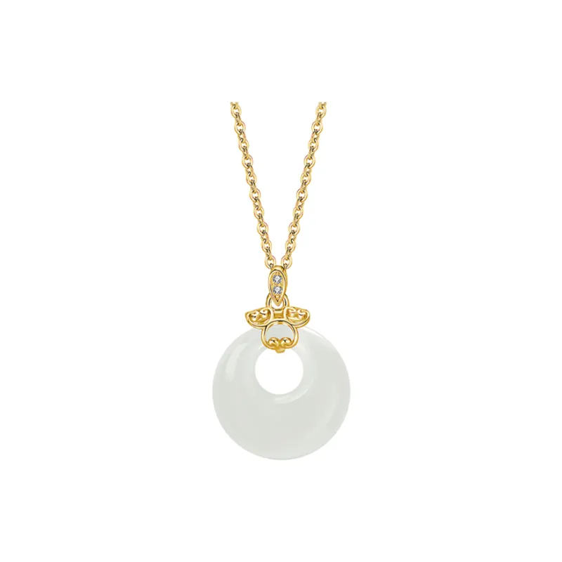 Chongqing Gold Store Chalcedony Necklaces Women's-0